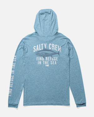 Boys blue hooded sunshirt