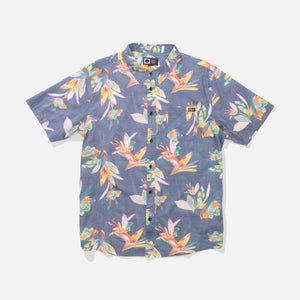Mens Button up short sleeve shirt