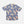Short-sleeve shirt with colorful floral pattern on a white background