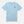 Light blue t-shirt with a small logo on the chest against a white background