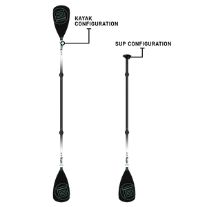 BOTE 4-Piece Hybrid Aluminum Paddle