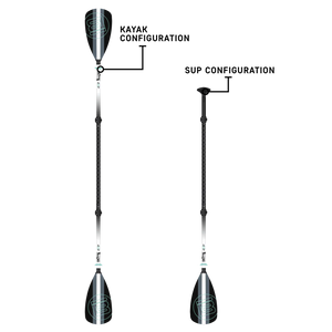 Bote 4-Piece Hybrid Fiberglass Paddle