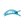 Blue hair clip on a white background