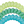 Close-up of green, blue, and striped rubber bands on a white background