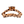 Tortoiseshell patterned hair clip on a white background