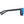 BAJIO Calda Blk M/Blu Mirror Glass