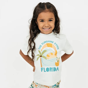 Florida Sunshine State Cotton Toddler Short Sleeve Shirt