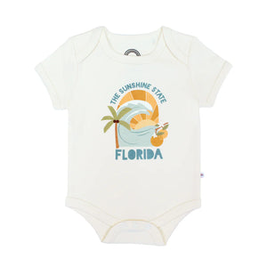 Florida Sunshine State Cotton Baby Onesie