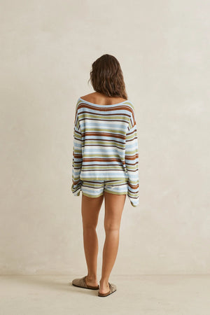 Rhythm Frankie Stripe Knit Top