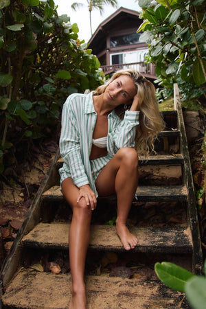 O'Neill Leni Stripe Relaxed Shirt