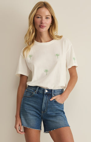 Z Supply Palms Boyfriend Tee