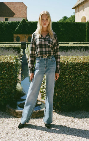 River Plaid Button Up