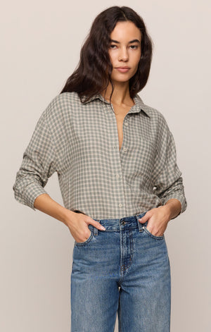 Z Supply River Plaid Button Up