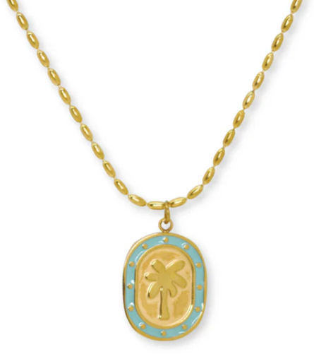 Palm Token Necklace
