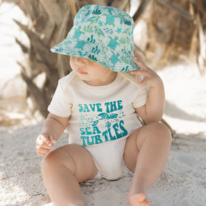 Save the Sea Turtles Reversible Bucket Hat