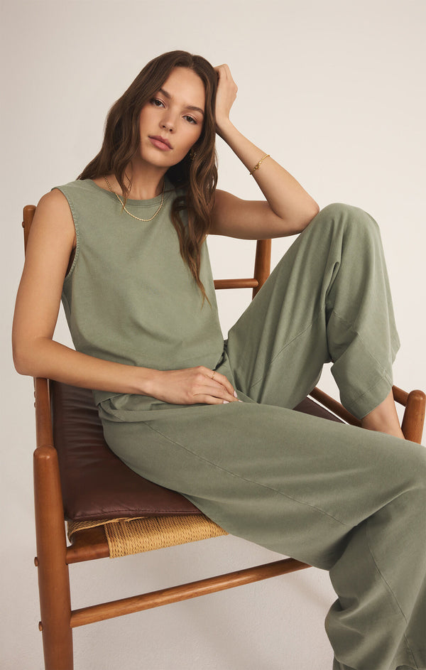 Scout Jersey Crop Flare Pant