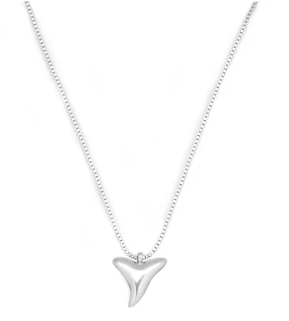 Shark Tooth Necklace Sterling Silver