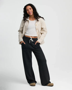 Women's Bamboo Lightweight Fleece Wide Leg Pant