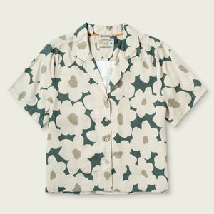 Floral patterned shirt on a white background