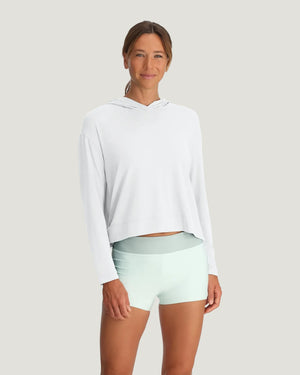 Free Fly Women's Bamboo Shade Crossover Hoodie